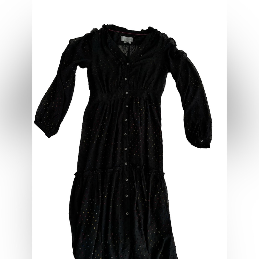 Anthropologie Audrey Clip Dot Shirtdress size: 2 - Picture 2 of 6